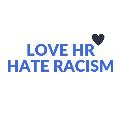 Love HR Hate Racism initiative logo