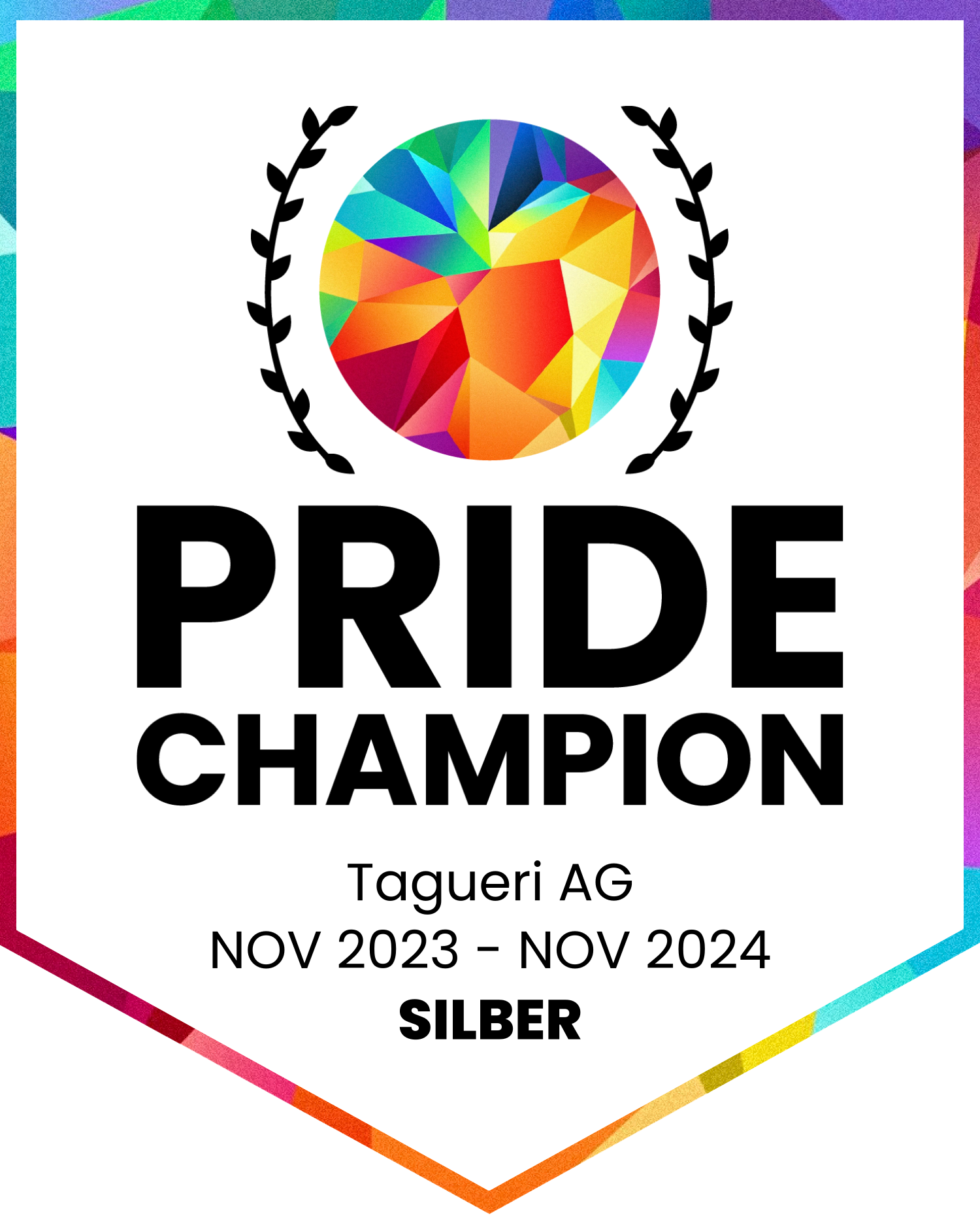 Pride Champion Silver award 2024