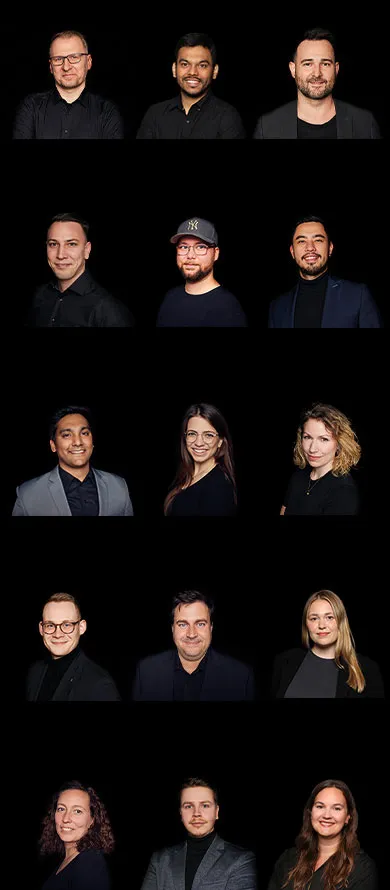 Employees of Tagueri AG – people collage mobile
